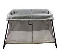 Shop BabyBjorn Travel Crib Light Bundle with Fitted Sheet, Silver at GoodBuy Gear