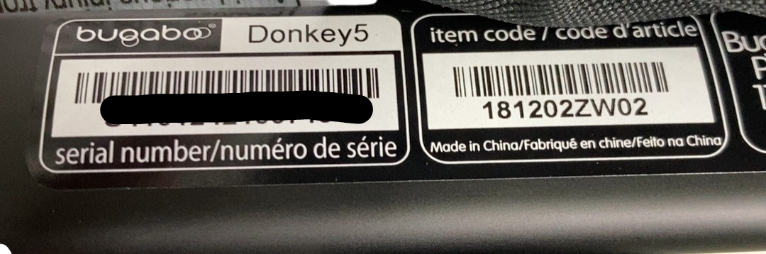 Shop Bugaboo Donkey 5 Duo Extension Set, 2024, Black Frame, Midnight Black, None, without Canopy at GoodBuy Gear
