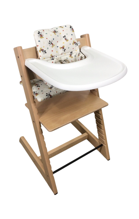 Shop Stokke Tripp Trapp Complete High Chair, 2, Mickey Celebration, Natural at GoodBuy Gear