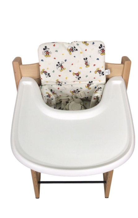 Shop Stokke Tripp Trapp Complete High Chair, 2, Mickey Celebration, Natural at GoodBuy Gear