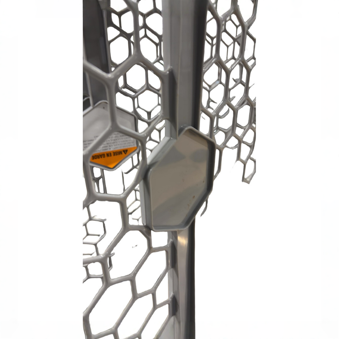 Shop Regalo 2-in-1 Plastic Play Yard and Safety Gate, Gray at GoodBuy Gear