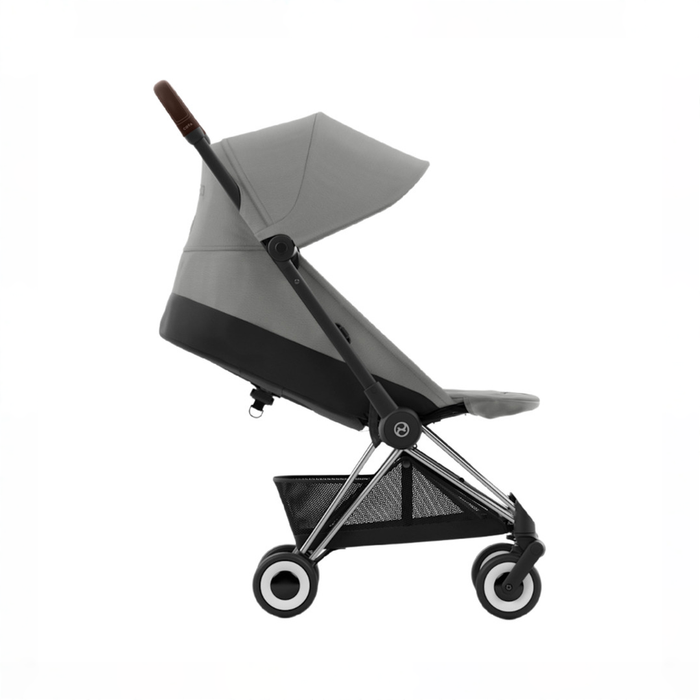 Shop Cybex Coya Stroller, 2024, Chrome, Mirage Grey at GoodBuy Gear