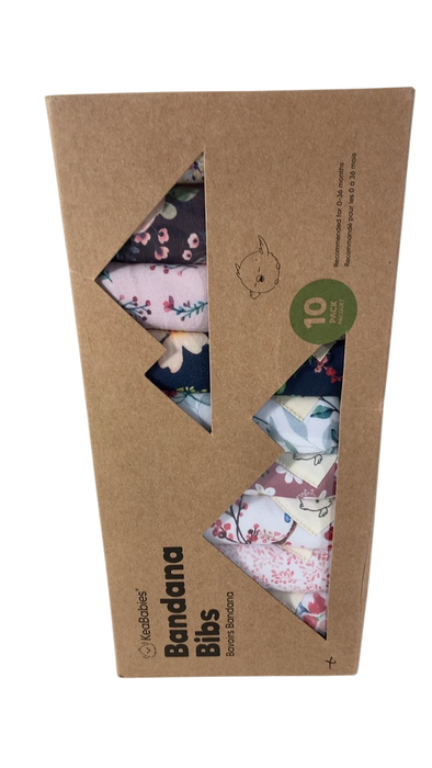 Shop KeaBabies Organic Bandana Bibs, 10 Pack, Tea Party at GoodBuy Gear