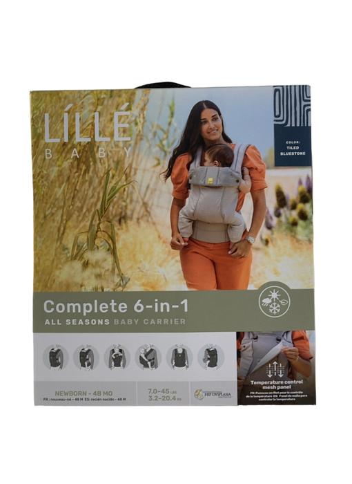 Shop Lillebaby Complete All Seasons Baby Carrier, Tiled Bluestone at GoodBuy Gear