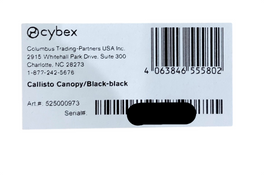 Shop Cybex Callisto G 360 Select Sun Canopy, Black at GoodBuy Gear