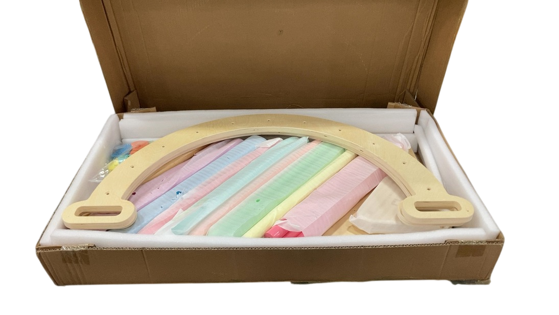 Shop Tiny Land 5-in-1 Montessori Climbing Set, Rainbow at GoodBuy Gear