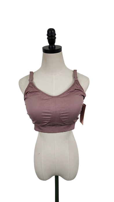 Shop Ingrid & Isabel Drop Cup Nursing Bra, X-Large, Mauve at GoodBuy Gear