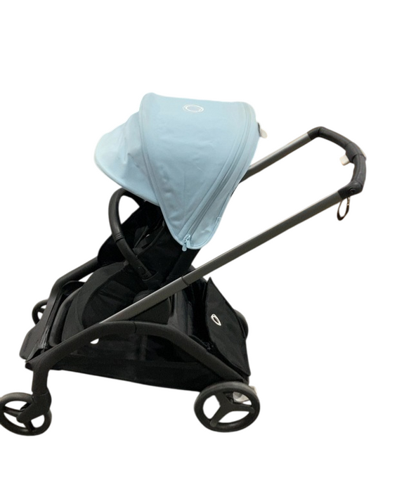 Shop Bugaboo Dragonfly Stroller, 2023, Graphite, Midnight Black, Skyline Blue-MISSING at GoodBuy Gear