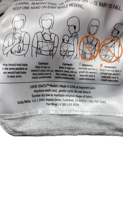 Shop Solly Baby Wrap, Heather Grey at GoodBuy Gear