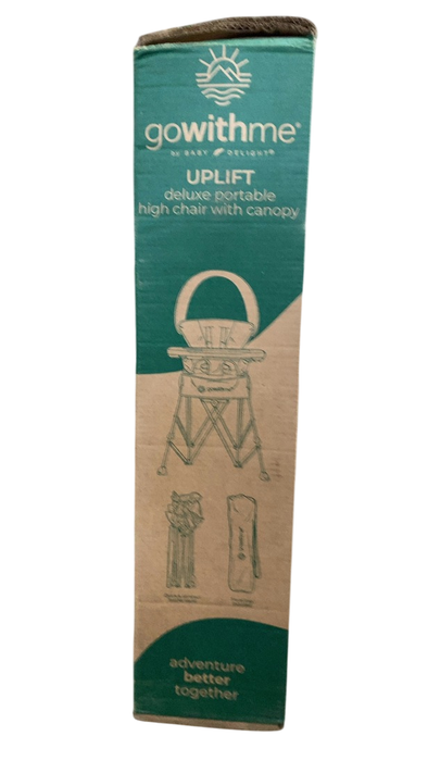 Shop Baby Delight Go With Me Uplift Deluxe Portable High Chair, Green Garden at GoodBuy Gear