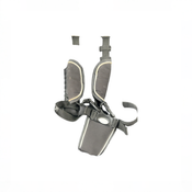 Shop Mockingbird 2nd Seat Kit with Extendable Canopy, Black, Silver With Penny Leather, Windowpane at GoodBuy Gear