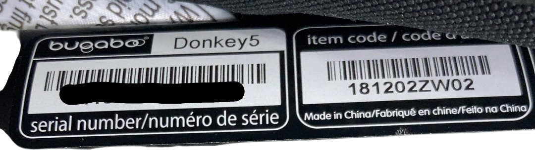 Shop Bugaboo Donkey 5 Duo Extension Set, 2022, Black, Midnight Black, None, without Canopy at GoodBuy Gear