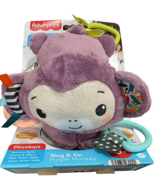 Shop Fisher Price Sing & Go Purple Monkey, Purple at GoodBuy Gear