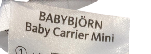 Shop BabyBjorn Baby Carrier Mini, Charcoal Gray 3D Jersey at GoodBuy Gear