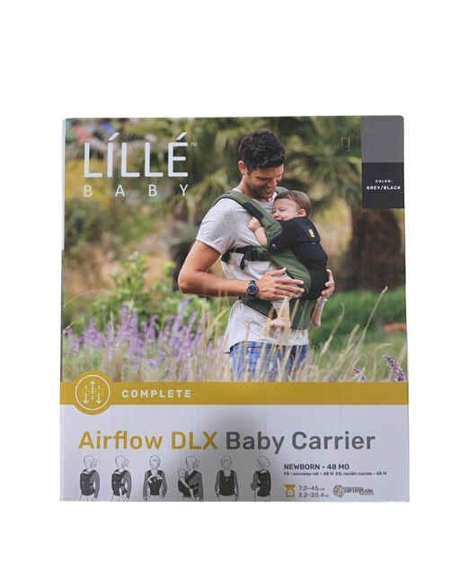 Lillebaby Complete Airflow DLX Baby Carrier Grey Black