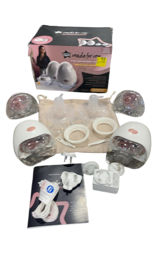 Shop Tommee Tippee Made For Me Wearable Breast Pump, Double, White at GoodBuy Gear