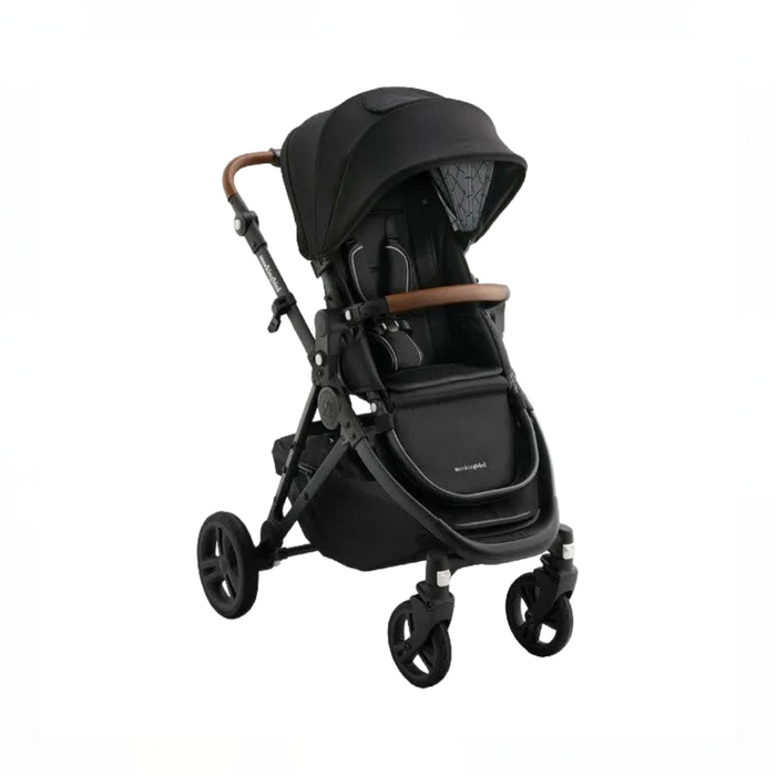 Shop Mockingbird Single 3.0 Stroller, 2025, Black Windowpane, Charcoal with Penny Leather at GoodBuy Gear