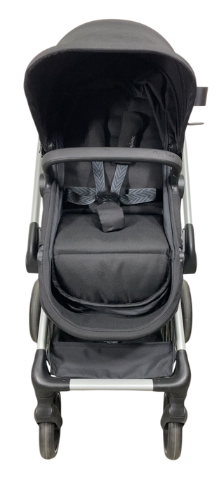 Shop Cybex Eos Stroller, 2024, Moon Black, Silver at GoodBuy Gear