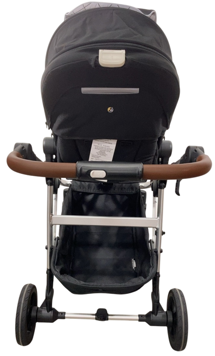Shop Mockingbird Single to Double 2.0 Stroller, 2024, Black, Silver With Penny Leather, Windowpane at GoodBuy Gear