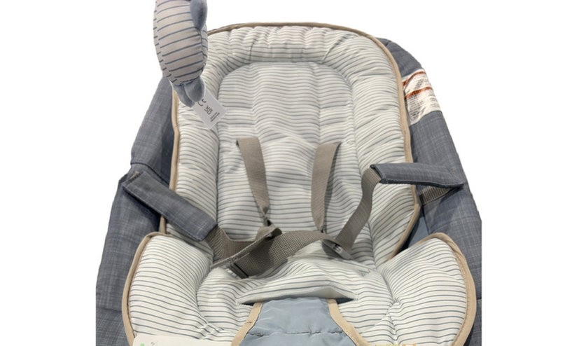 Shop Ingenuity Happy Belly Rock-to-Bounce Massage Seat, Chambray at GoodBuy Gear