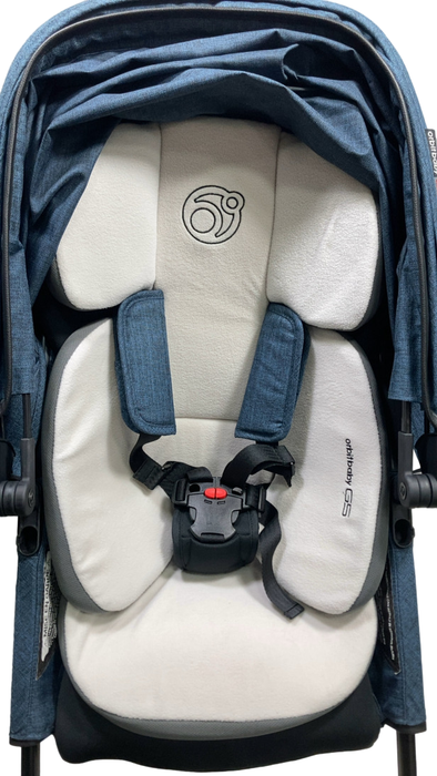 Shop Orbit Baby G5, X5, or Helix Stroller Seat, 2023, Melange Navy at GoodBuy Gear