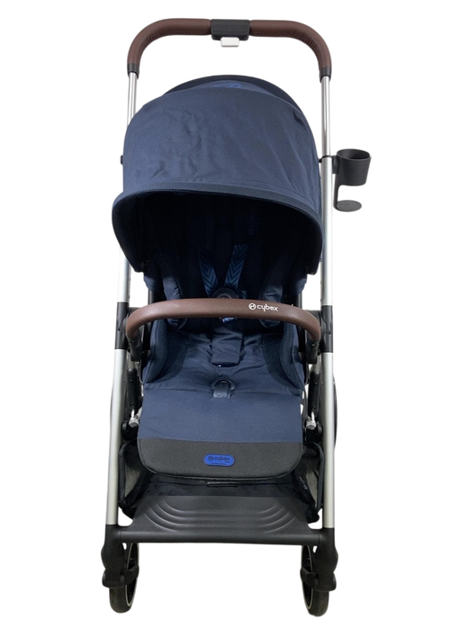 Shop Cybex Balios S Lux Stroller, 2023, Ocean Blue, Silver at GoodBuy Gear