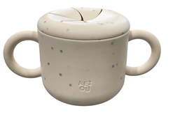 Shop AEIOU Silicone Snack Cup, 2 Pack, Sage/Oat Speckle at GoodBuy Gear