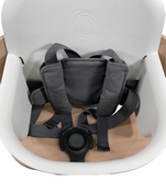 Shop Bugaboo Giraffe High Chair, Neutral Wood/White, w/ White Baby Set at GoodBuy Gear