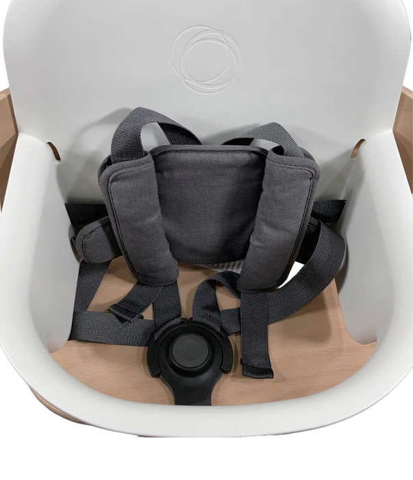 Shop Bugaboo Giraffe High Chair, Neutral Wood/White, w/ White Baby Set at GoodBuy Gear