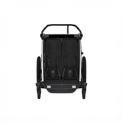 Shop Thule Chariot Cross 2 Bike Trailer Stroller Double Seat, Dark Slate at GoodBuy Gear