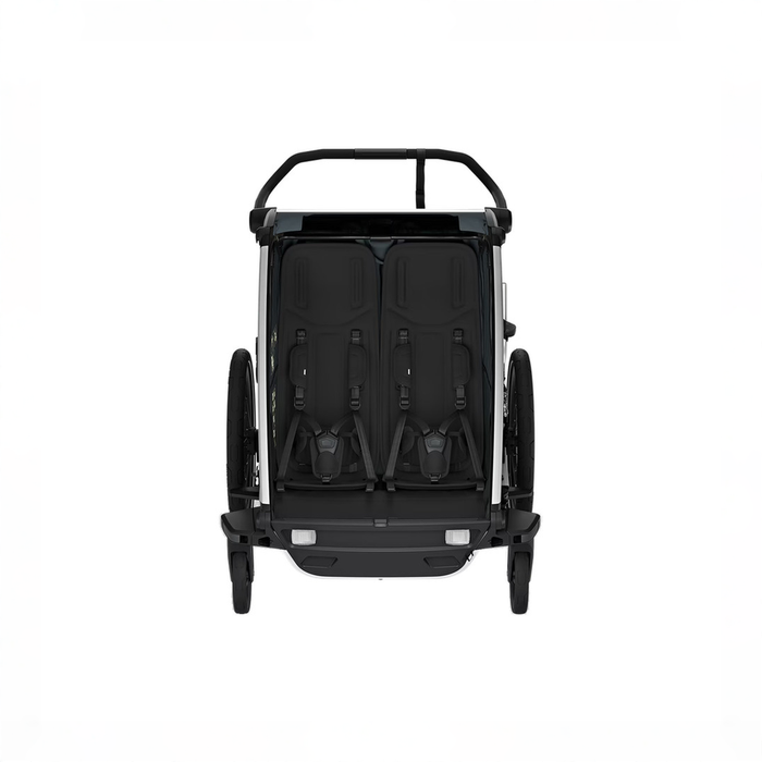 Shop Thule Chariot Cross 2 Bike Trailer Stroller Double Seat, Dark Slate at GoodBuy Gear