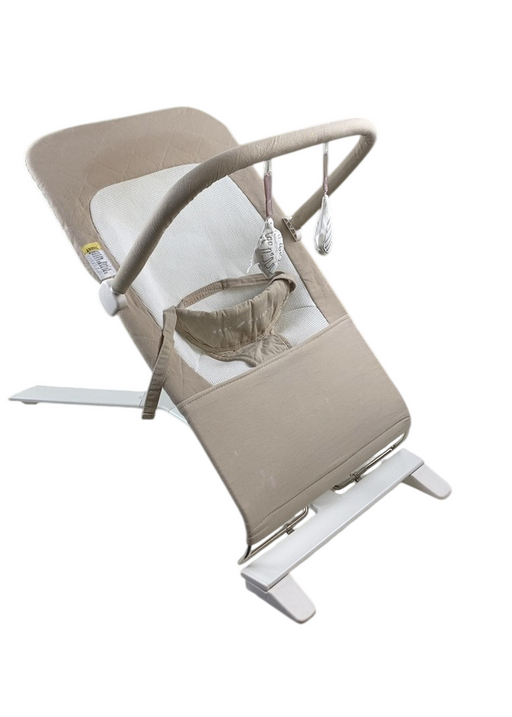 Shop Baby Delight Alpine Deluxe Portable Bouncer, Organic Oat at GoodBuy Gear