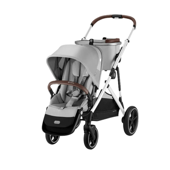 Cybex Gazelle S Modular Stroller, 2023, Lava Grey, Silver Frame