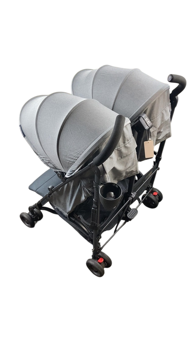 Shop UPPAbaby G-Link V2 Double Stroller, 2022, Greyson (Charcoal Melange) at GoodBuy Gear