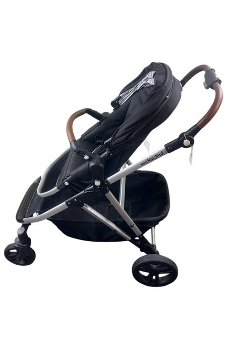 Shop Mockingbird Single to Double 2.0 Stroller, 2023, Black, Silver With Penny Leather, Windowpane at GoodBuy Gear