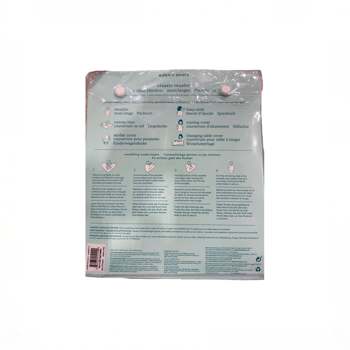 Shop Aden + Anais Cotton Muslin Swaddles Pack of 4, Farm To Table at GoodBuy Gear