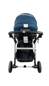 Shop Mockingbird Single to Double 2.0 Stroller, 2024, Sea, Silver With Black Leather, Windowpane at GoodBuy Gear