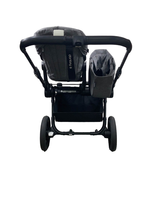 Bugaboo Donkey 5 Mono Base Stroller, 2022, Black, Grey Melange