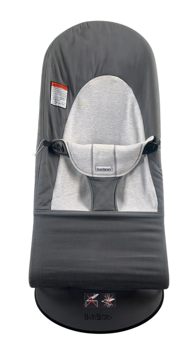 Shop BabyBjorn Bouncer Balance Soft, Black Frame, Dark Gray/Gray at GoodBuy Gear