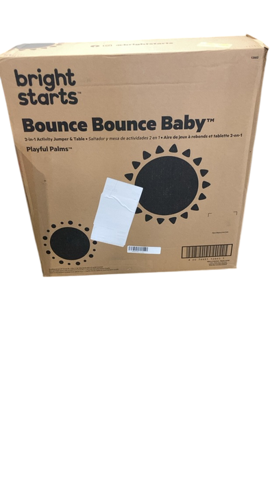 Shop Bright Starts Bounce Baby 2-in-1 Activity Jumper & Table, Playful Palms at GoodBuy Gear