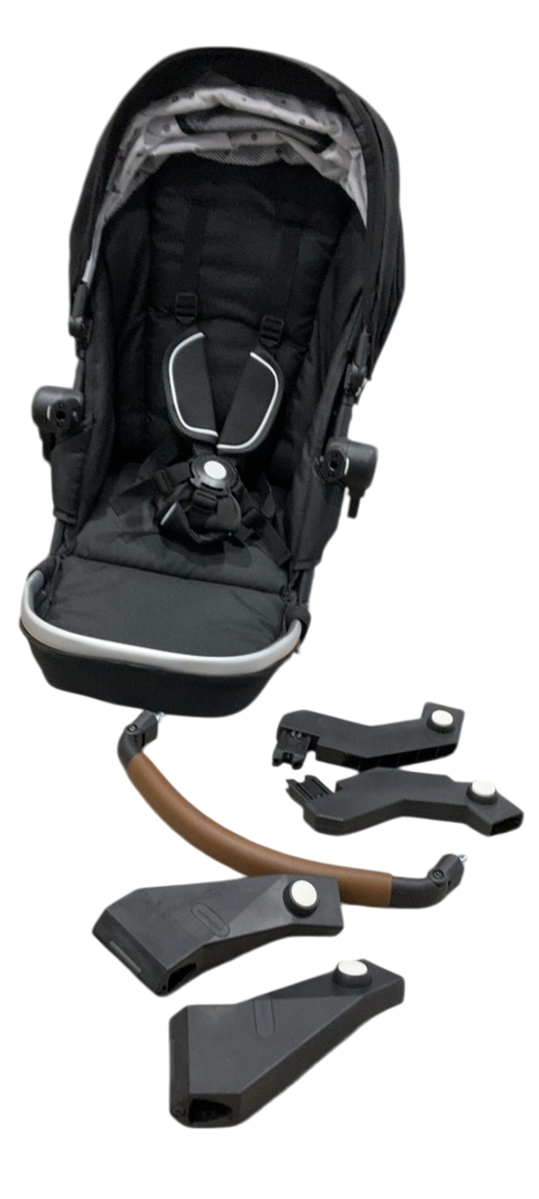 Shop Mockingbird 2nd Seat Kit 2.0, Black, Silver With Penny Leather, Watercolor Drops at GoodBuy Gear