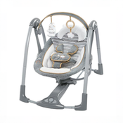 Shop Ingenuity Every Season Swing 'n Go Portable Swing, Bella Teddy at GoodBuy Gear