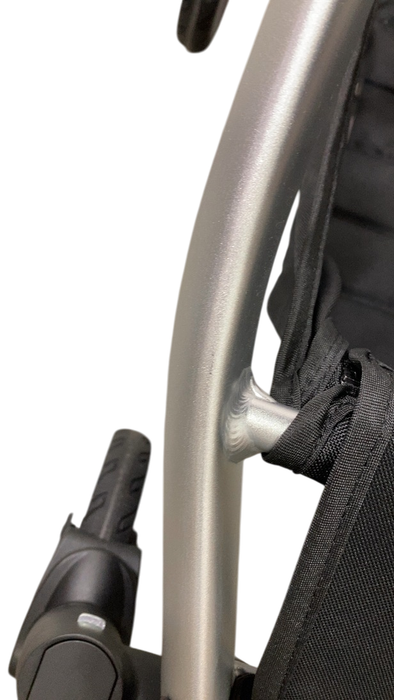 Shop Mockingbird Single to Double 2.0 Stroller, 2024, Black, Silver With Black Leather, Windowpane at GoodBuy Gear