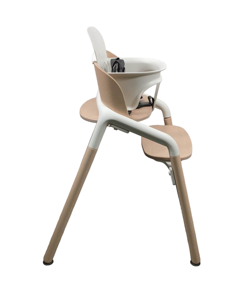 secondhand Bugaboo Giraffe High Chair Complete, Neutral Wood And White