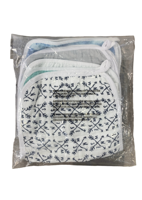 Shop Honest Baby 5-pack Organic Cotton Multi-layer Woven Burp Cloths, Watercolor World at GoodBuy Gear