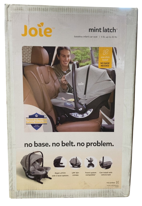 Shop Joie Mint Latch Infant Car Seat, Dove, 2024 at GoodBuy Gear