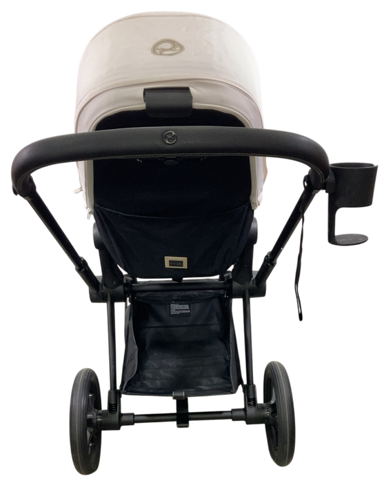 Shop Cybex PRIAM Stroller, 2022, Off White, Matte Black at GoodBuy Gear