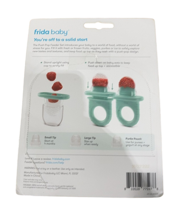 Shop FridaBaby Push Pop Feeder Set, Teal at GoodBuy Gear