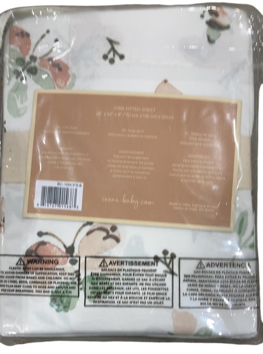 Shop Crane Baby Crib Fitted Sheet, Parker Butterfly at GoodBuy Gear