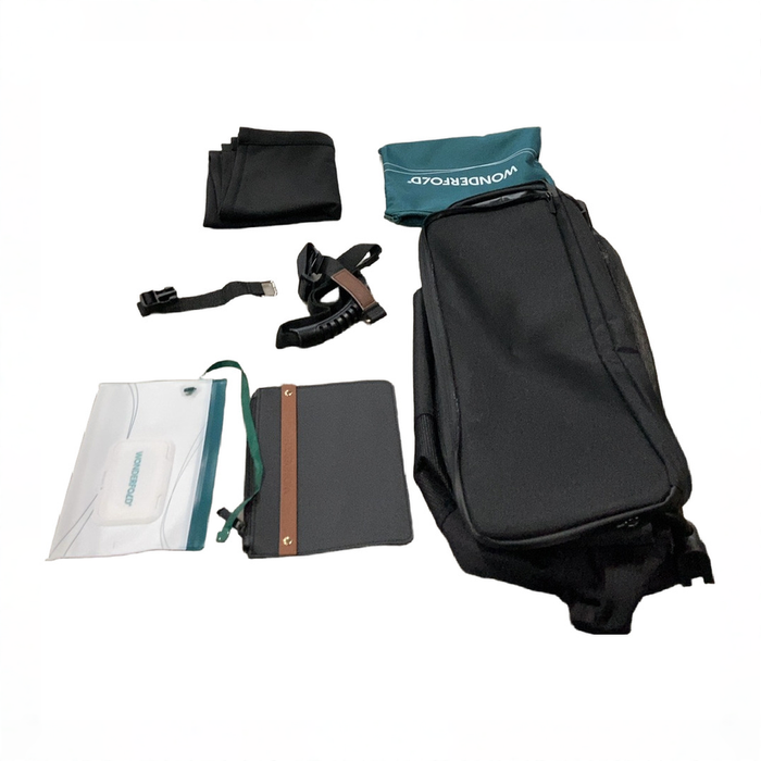 Shop Wonderfold W4 Luxe Pro Stroller Wagon, 2025, Jet Black at GoodBuy Gear